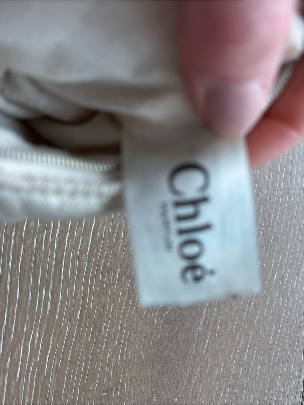 Chloé Cream Quilted Cosmetic Pouch - Picture 5 of 7
